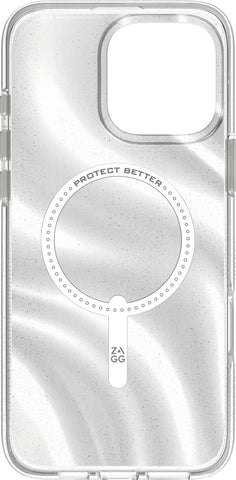 ZAGG Milan Cases Snap Apple 702315121 iPhone 16 Pro Max,Swirl Glit.