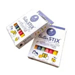 12 Kreide Butterstix bunt mit Halter