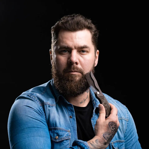 wooden father's comb 