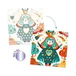 Folienbilder Glitzersteine Harmonie