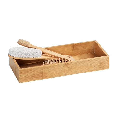 Wenko - Bamboo Box with Lid - Stylish Eco Storage 🌿🧺