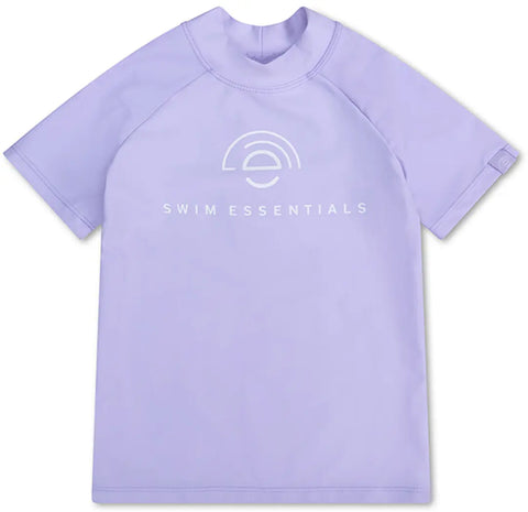 Swim Essentials | UV Shirt Unisex 98/104 | Kurzarm | Lila