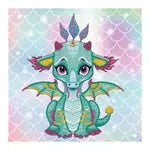 Diamond Painting Ariel Drachenbaby