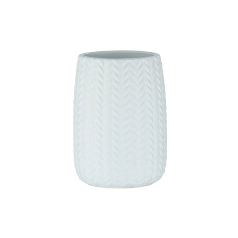 Wenko - Toothbrush Cup Barinas White - Sleek Style for Your Bathroom 🛁✨