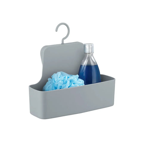 Wenko - Shower Caddy Barcelona, Gray - Stylish & Space-Saving Organizing Solution! 🚿✨