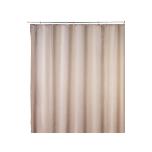 Wenko - Beige Anti-Mold Shower Curtain - Transform Your Bathroom! 🚿🌟