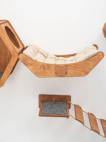 floating cat shelf perch