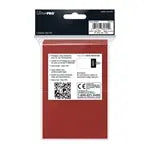 Red Deck Protector Standard (100) NEW SIZE