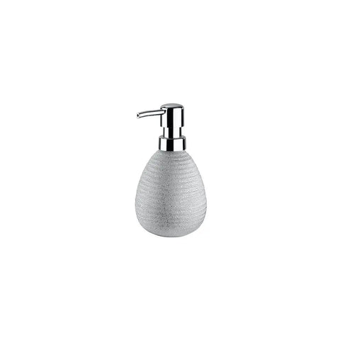 Wenko - Soap Dispenser Polaris Jewel Silver - Elegant & Stylish Liquid Dispenser 💧✨