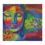 Diamond Painting Buddha und Lotusblumen