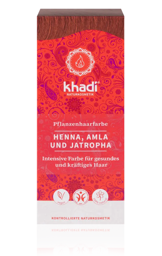 KHADI Pfl.haarf. Henna, Amla, Jatropha