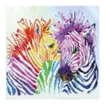 Diamond Painting Regenbogen Zebras