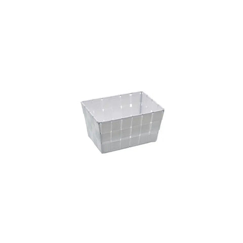Wenko - Adria Mini Basket, Long, White - Elegant Bathroom Storage Solution 🌟🛁