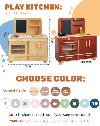 Wooden Play Kitchen