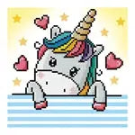 Diamond Painting Einhornbaby