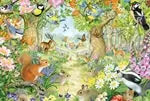 Tiere im Wald 100 Teile
