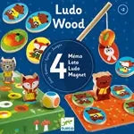 Magnetspiel Ludo Wood