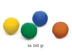 Knete (4 Farben ass) Natur