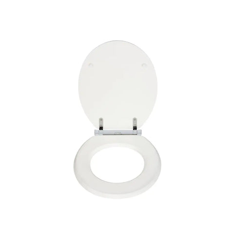 Wenko - WC Seat Morra White Matte MDF - Stylish Comfort for Your Bathroom 🚽✨