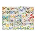 Collage mit Schmetterlingen 500 Teile