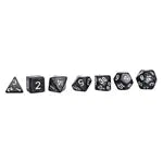 Würfelset RPG Marble schwarz