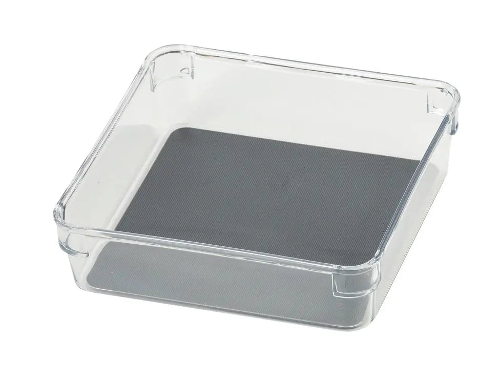 Schubladeneinsatz, transparent/grau