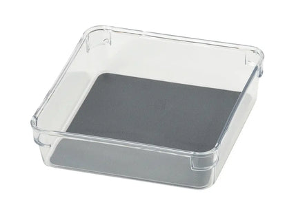 Schubladeneinsatz, transparent/grau