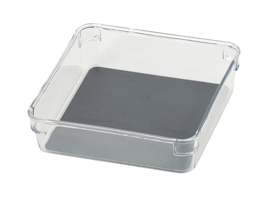 Schubladeneinsatz, transparent/grau