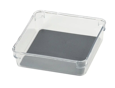 Schubladeneinsatz, transparent/grau