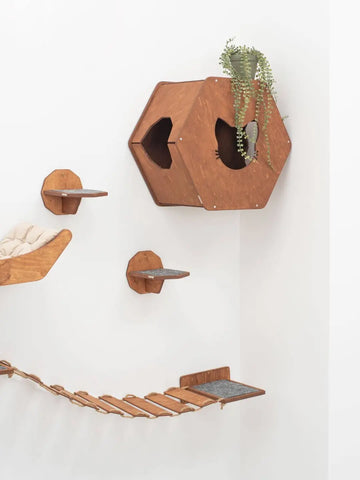 cat wall mounted bed