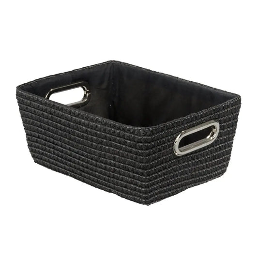 Wenko - Black Bath Basket - Chic & Practical Storage Solution 🛁🖤