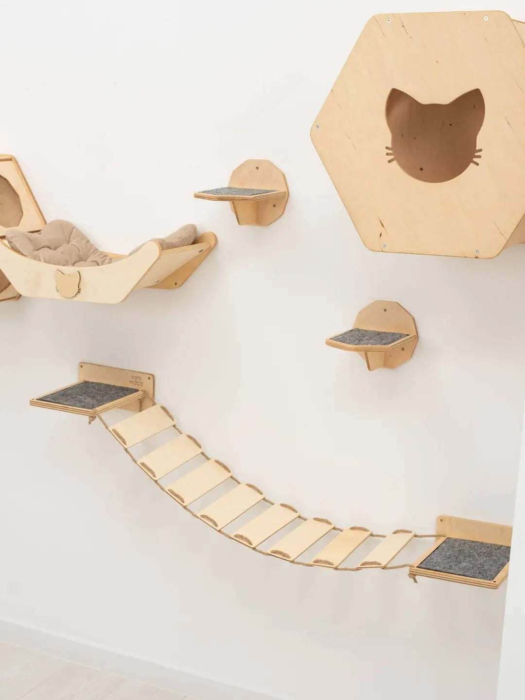 wall mounted cat walk