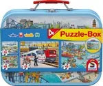 Puzzle-Box Verkehrsmittel 2x26 2x48 Teile