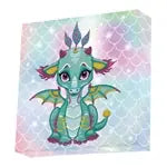 Diamond Painting Ariel Drachenbaby