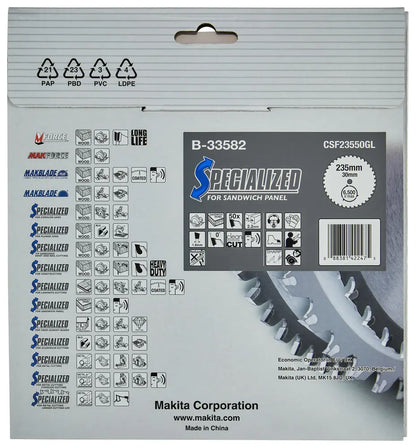 
          SPECIALIZED Sägeblatt für Sandwichpaneelen 235/30 mit Handkreissäge
          B-33582
        