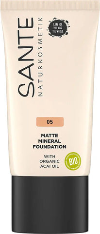 Sante - Mat Mineral Foundation 05 - Økologisk & Høj Dækning ✨