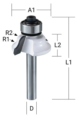 
          Profilfräser Roman Ogee mit Anlauflager
          D-48810
        