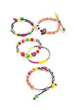 Neon Retro Armbänder