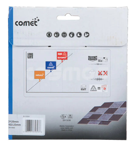 
          Diamanttrennscheibe COMET continous rim 125/22,23 (20)
          B-13091
        