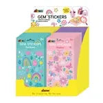 Display Glitzersteine Sticker 4x12ass (MQ48)