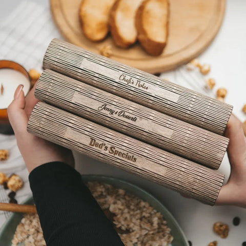 wooden books for kitchen 