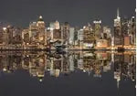 New York Skyline bei Nacht 1500 Teile