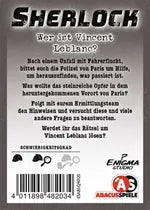 Sherlock - Wer ist Vincent Leblanc (d)