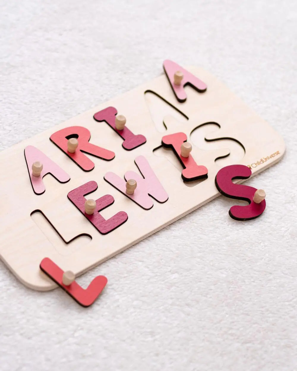 wooden double puzzle 