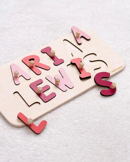 wooden double puzzle 