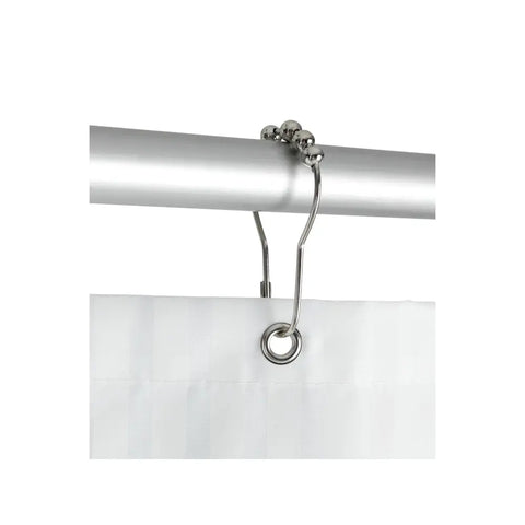 Wenko - Chrome-Plated Shower Curtain Rings - 🚿 Stylish Bathroom Essential! ✨