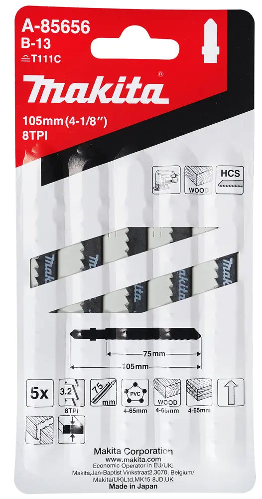 
          5 Stichsägeblätter Typ B-13
          A-85656
        