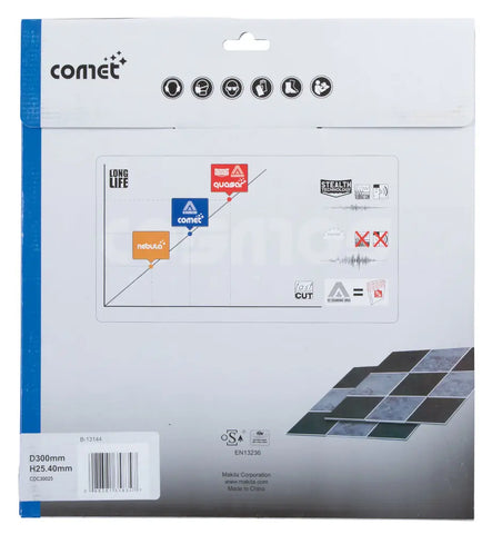 
          Diamanttrennscheibe COMET continous rim 300/25,4
          B-13144
        