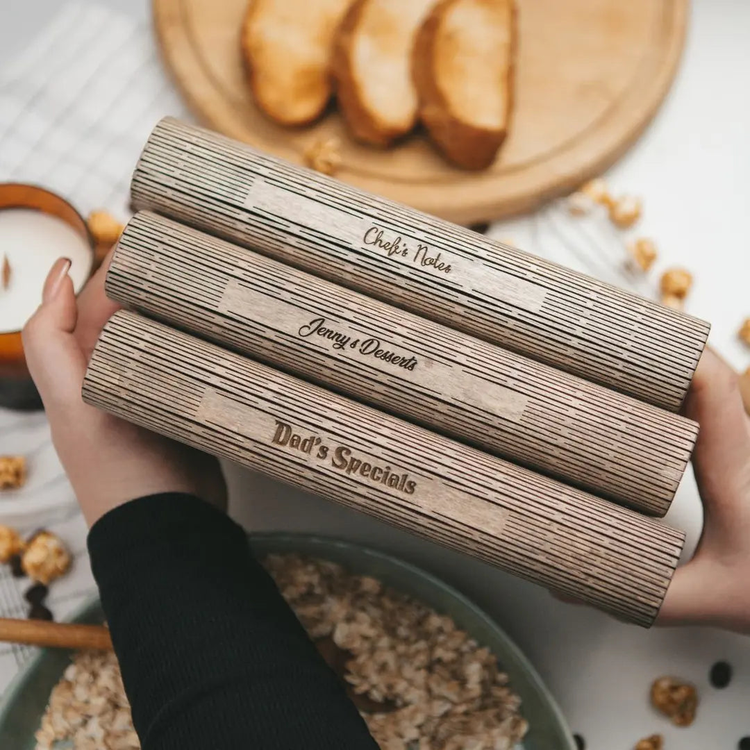 wooden books for kitchen 