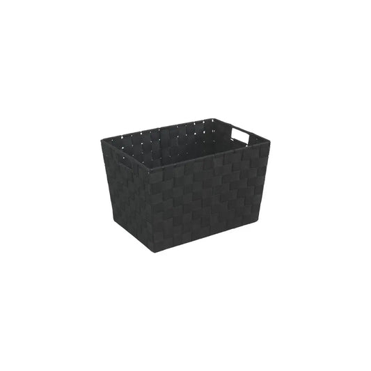 Wenko - Adria M Black Basket - Elegant Bathroom Organizer 🧺✨